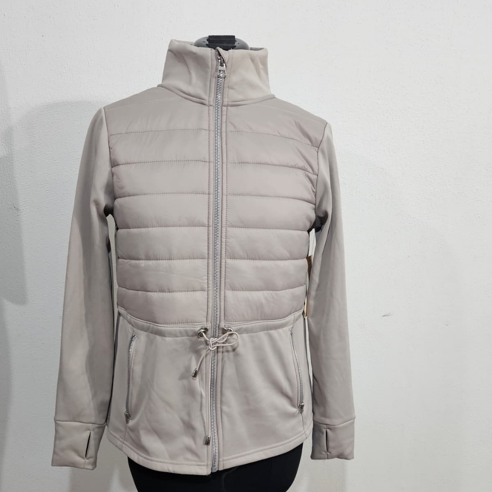 Avia Women's Light Gray Puffer Jacket - Picture 3 of 6